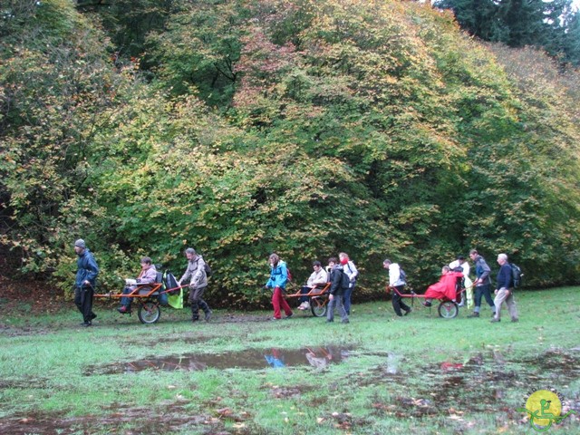 randonnée sportive avec joëlettes, Tervuren, 2012